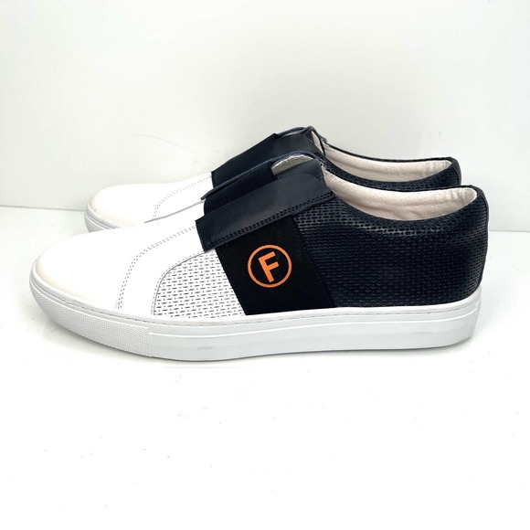 NWOT French Connection Adan Leather Men’s Sneakers Shoes - Picture 1 of 7